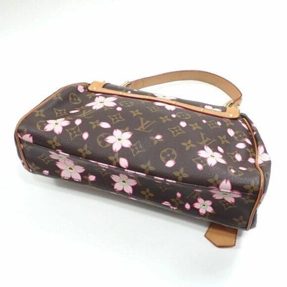 LOUIS VUITTON Monogram Cherry Blossom Sac Retro PM Handbag Takashi Murakami Tote - Picture 4 of 12